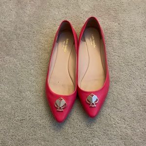 Kate Spade Pink Flats